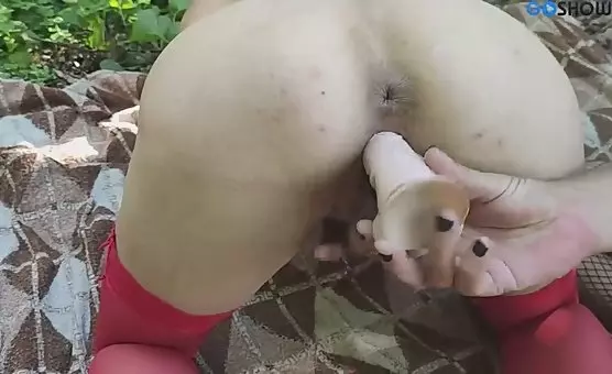 Lesbians Outdoor Oral and Butt Play